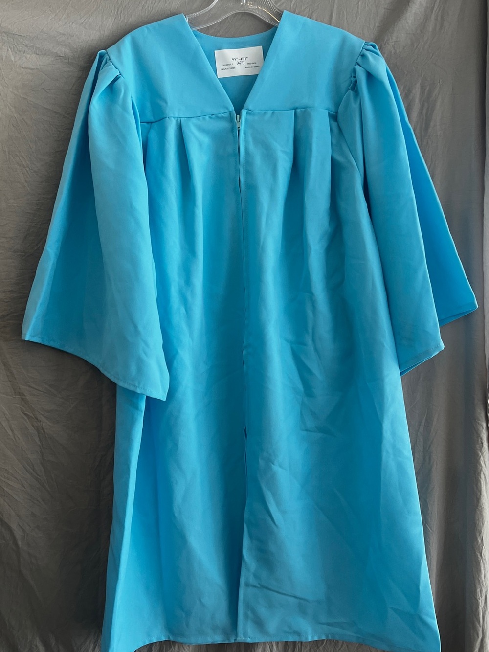 Bright Turquoise Graduation Gown - Unbranded Academic Robe